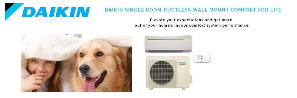 Daikin Single Zone Ductless